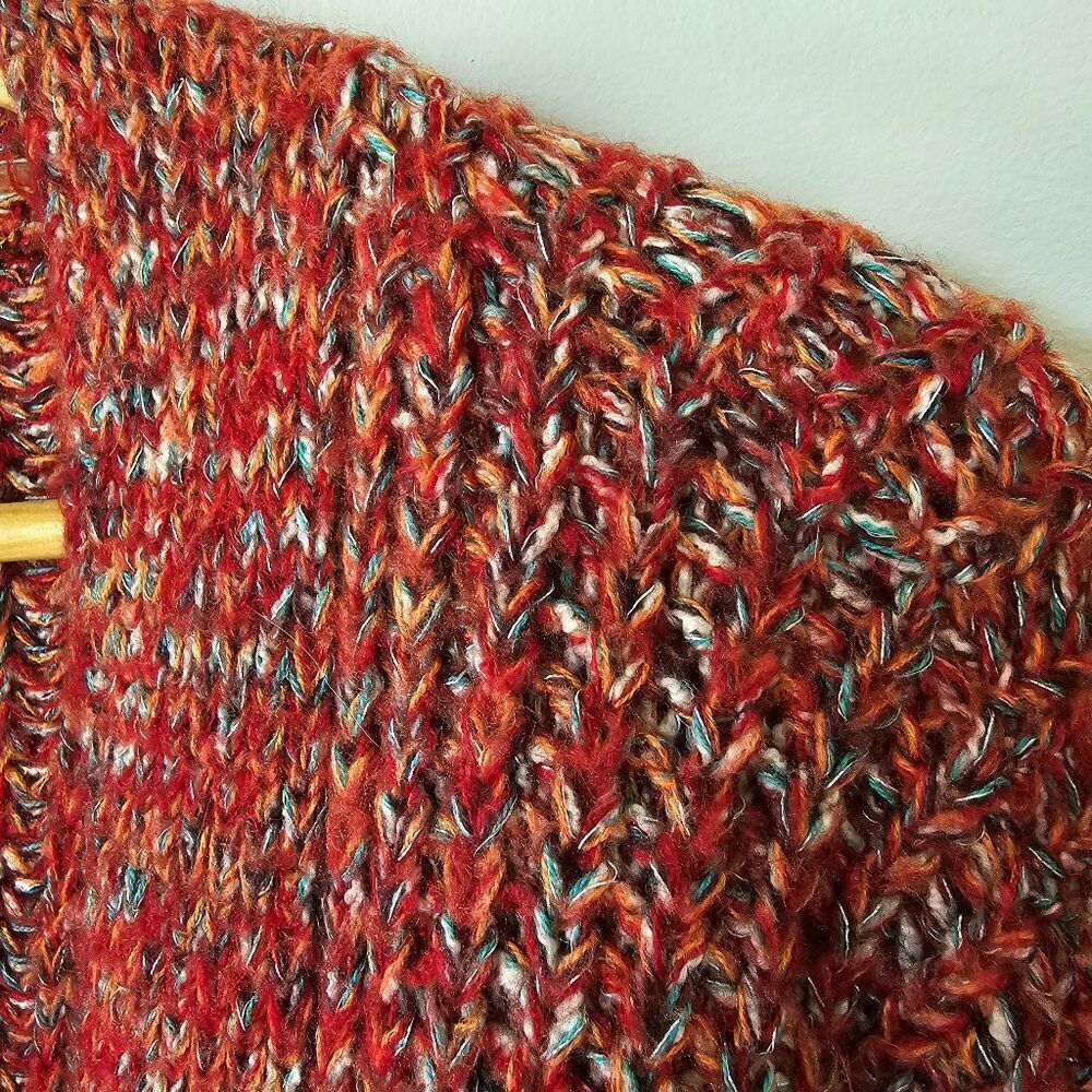 EUC UNIVERSAL THREAD MULTICOLORED V NECK BUTTONED… - image 7